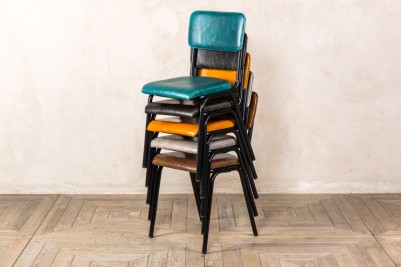 vintage brown restaurant chairs